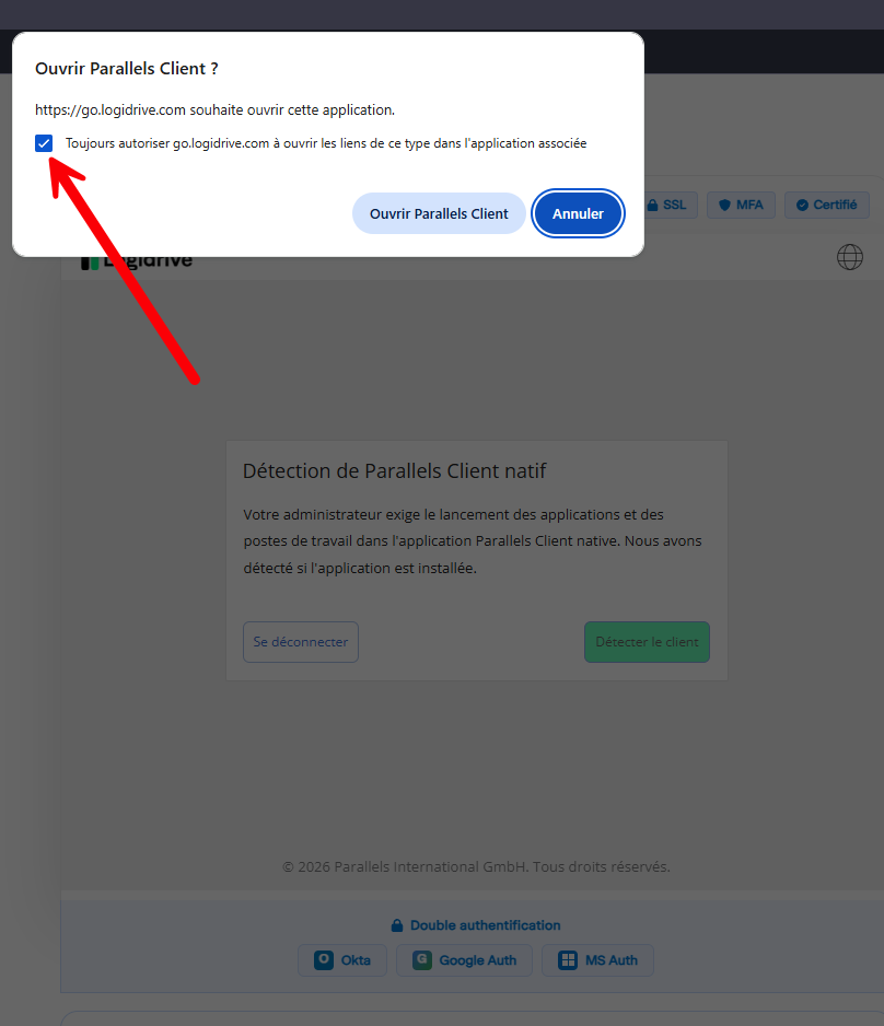 Étape 10 – Toujours autoriser