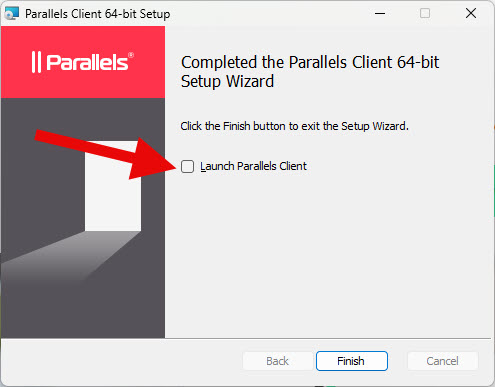 Étape 11 – Completed Setup Wizard