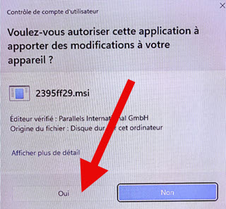 Étape 12 – Contrôle de compte utilisateur